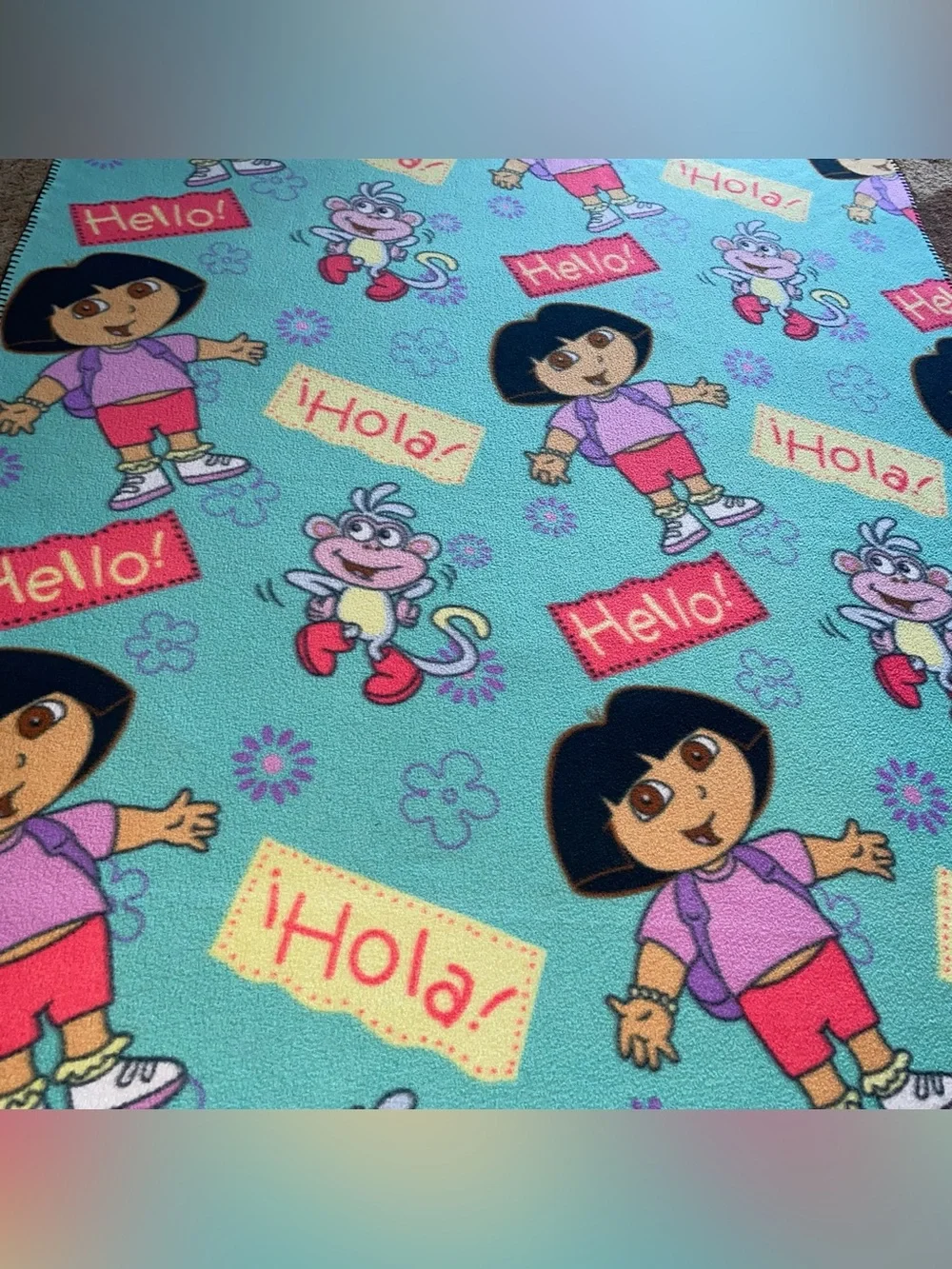 RARE VTG Dora The Explorer Teal 
